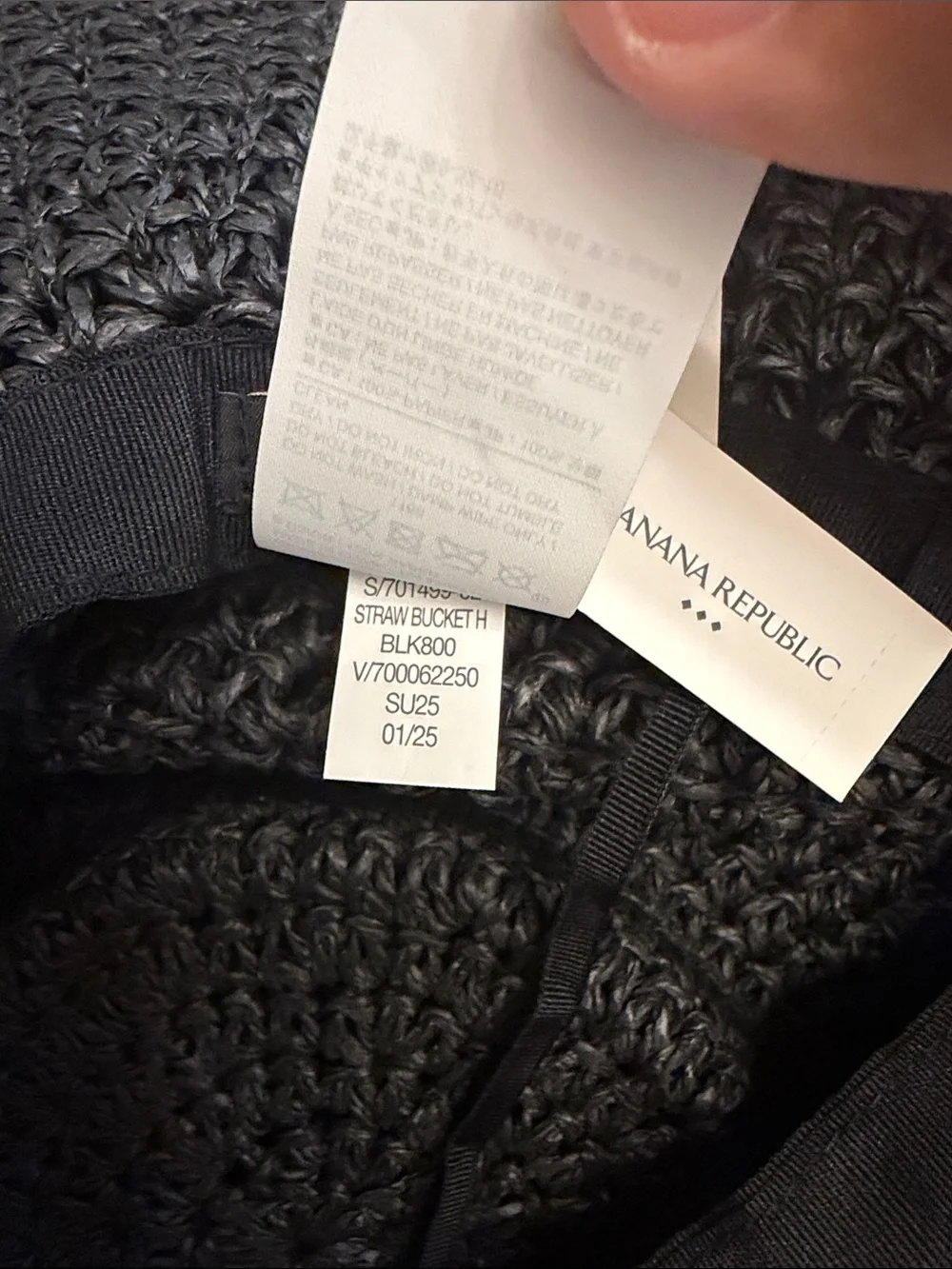NWT Banana Republic Straw Bucket Hat